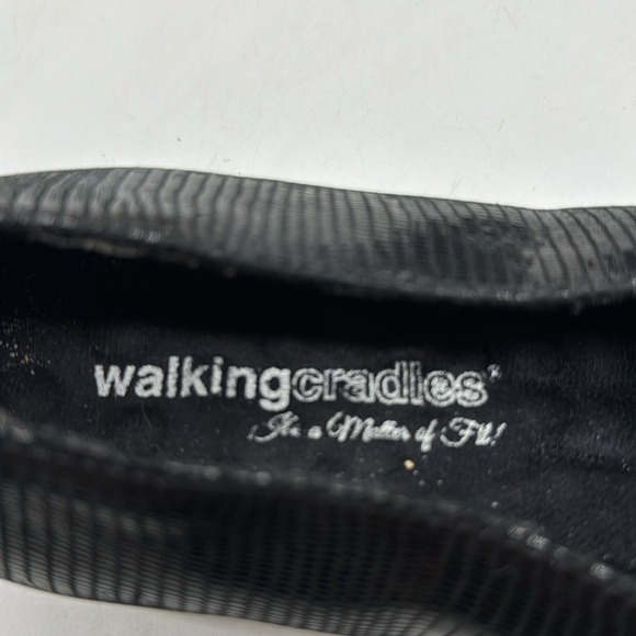 Walking Cradles Black Slip On Loafers Size 8 BLO6501F - Picture 6 of 6